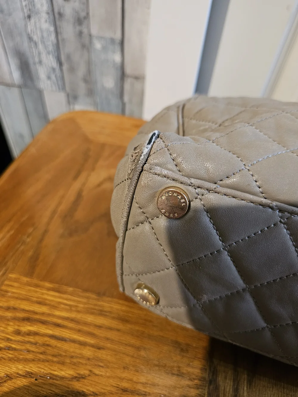 Michael Kors quilted leather